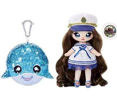 Na Na Toys MGA Entertainment Na! Na! Na! Elegant 2-in-1 Sparkle Doll & Sparkle Sequin Series - Sailor Blue, 19.05 cm