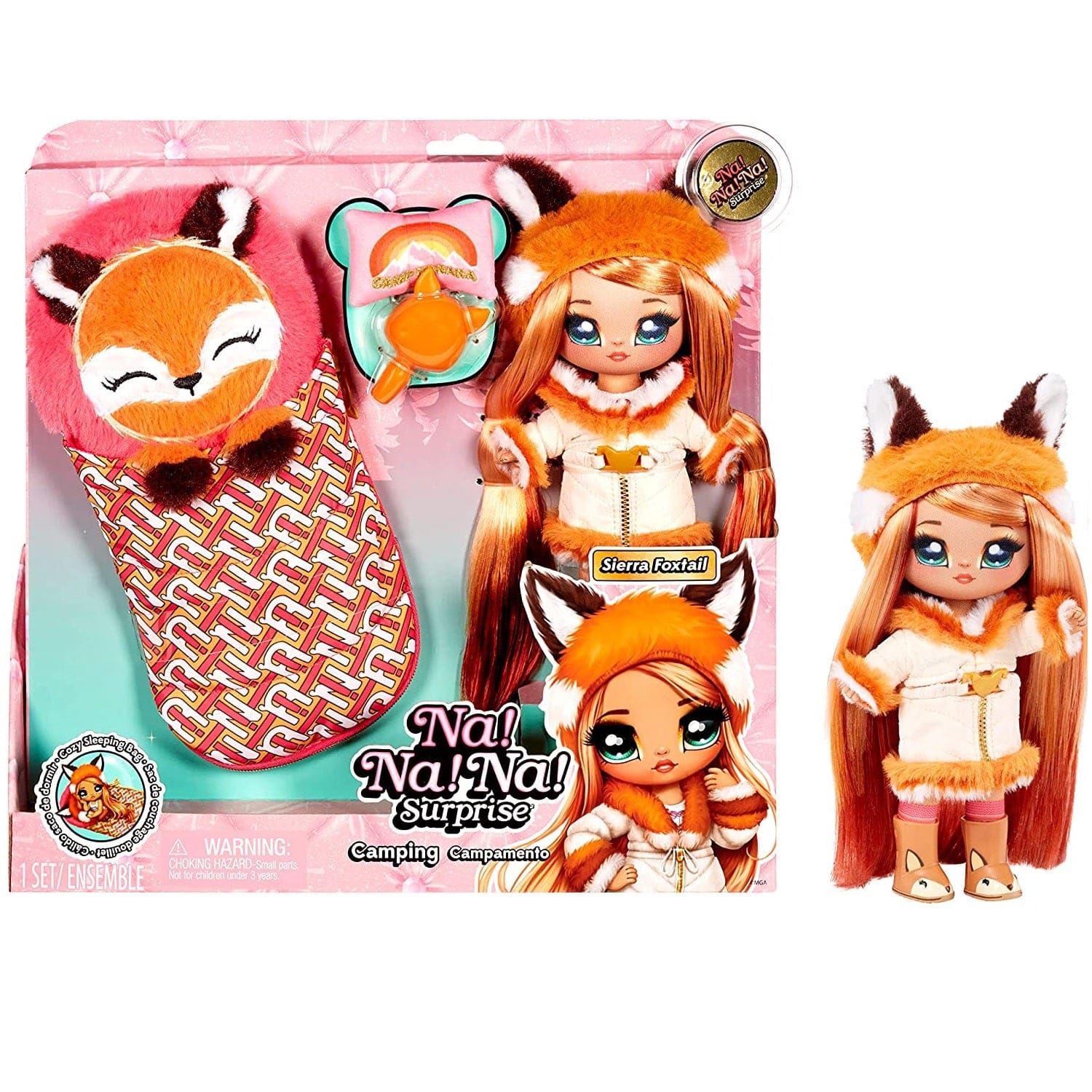 Na Na Toys Na! Na! Na! Surprise Camping Series Sierra Foxtail - Fox-Inspired