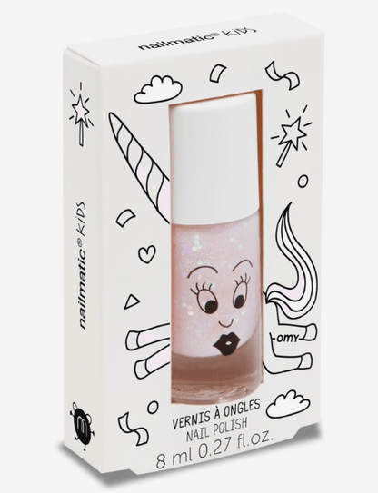 Nailmatic Kids Polly Nail Polish Light Pink Glitter