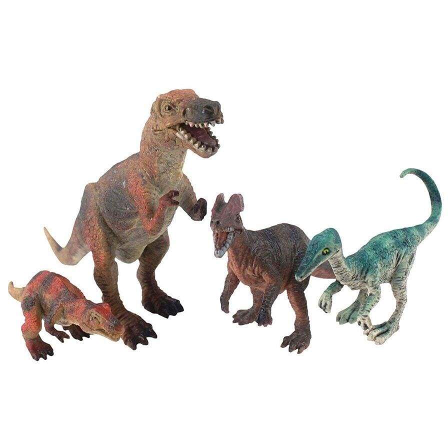 National Geographic toys Nat Geo 4-Piece Dinosaur Play Set with Giganotosaurus