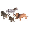 National Geographic toys Nat Geo Animal Play Set with Lion, Hippopotamus, Zebra & Baby Elephant