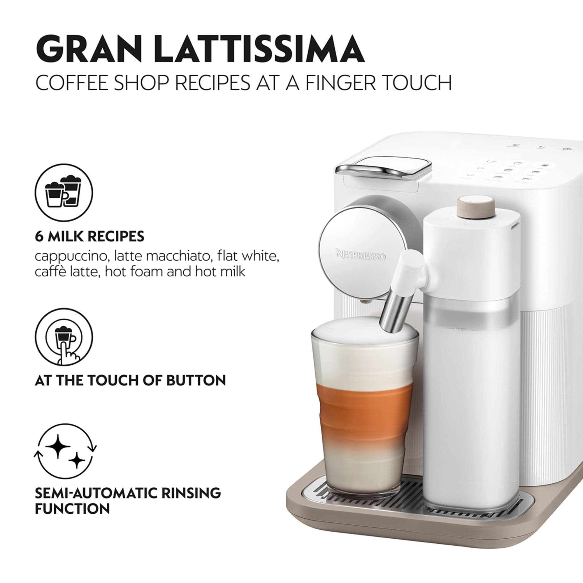 Nespresso Gran Lattissima White