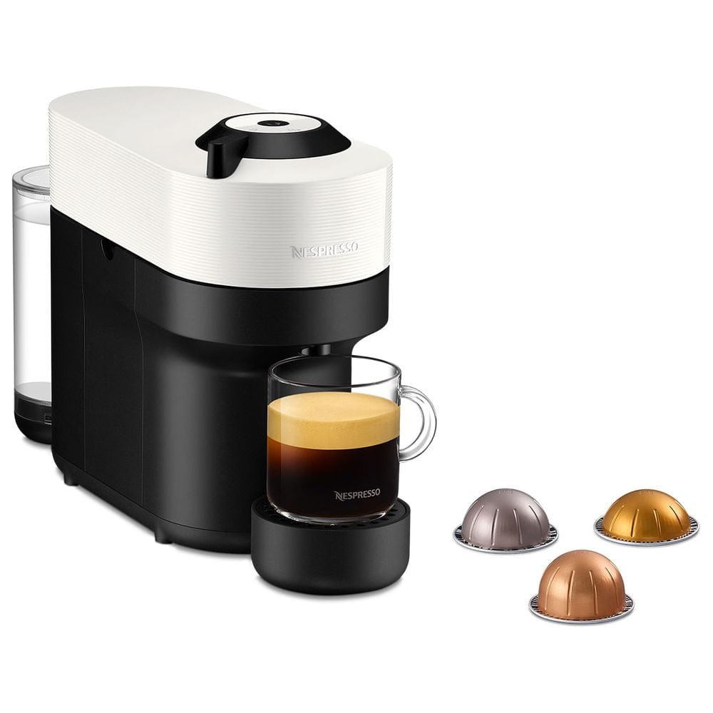 Nespresso Home Appliance Nespresso Vertuo Pop Blue Coffee Machine - White