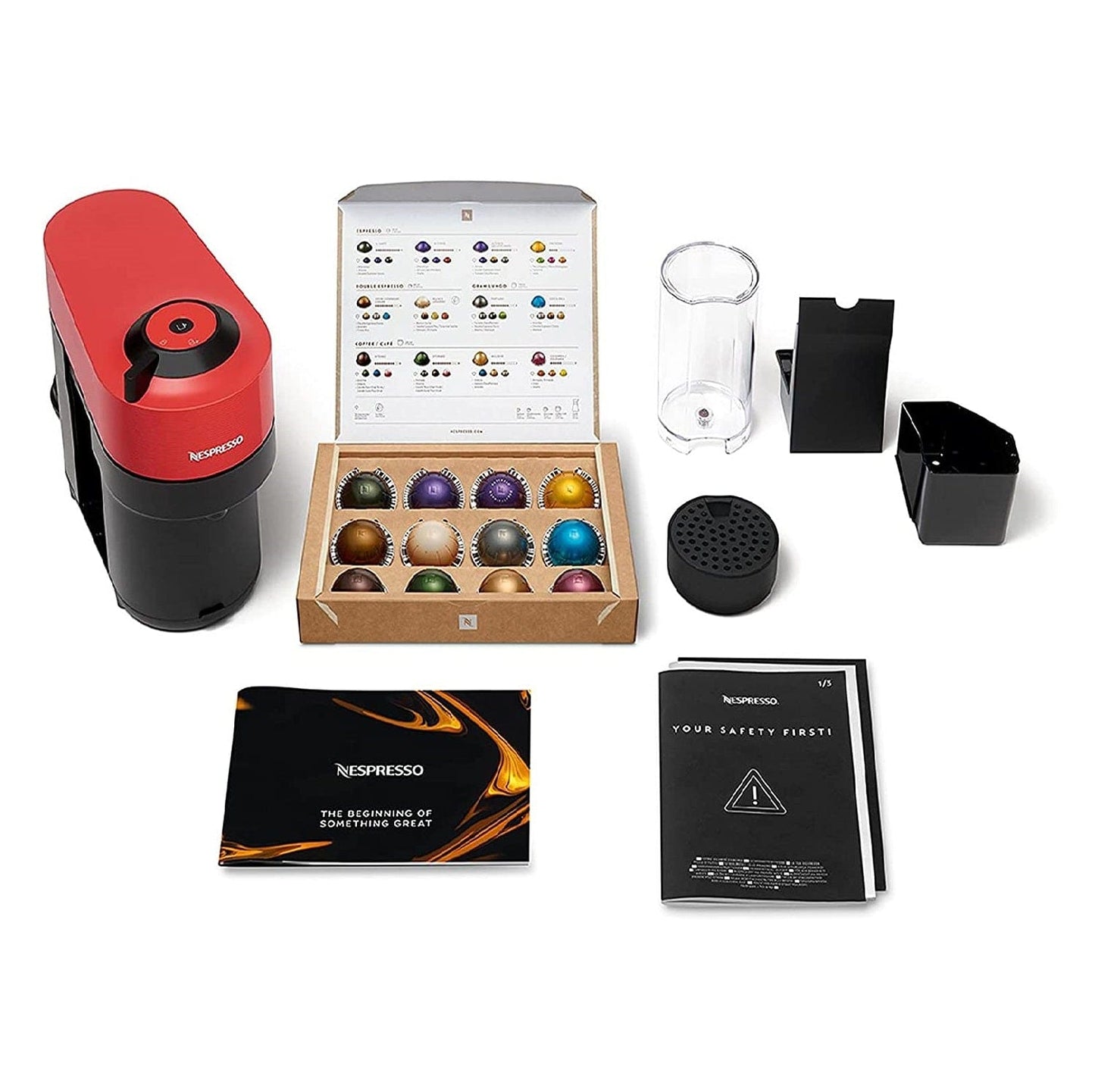 Nespresso Home Appliance Nespresso Vertuo POP Red Coffee Machine