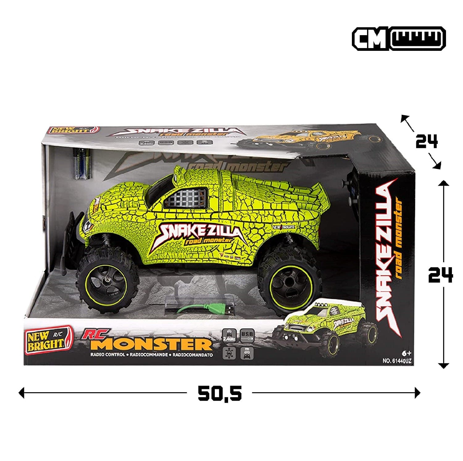 New Bright Toys New Bright 1:14 Snake-Zilla USB - Verde