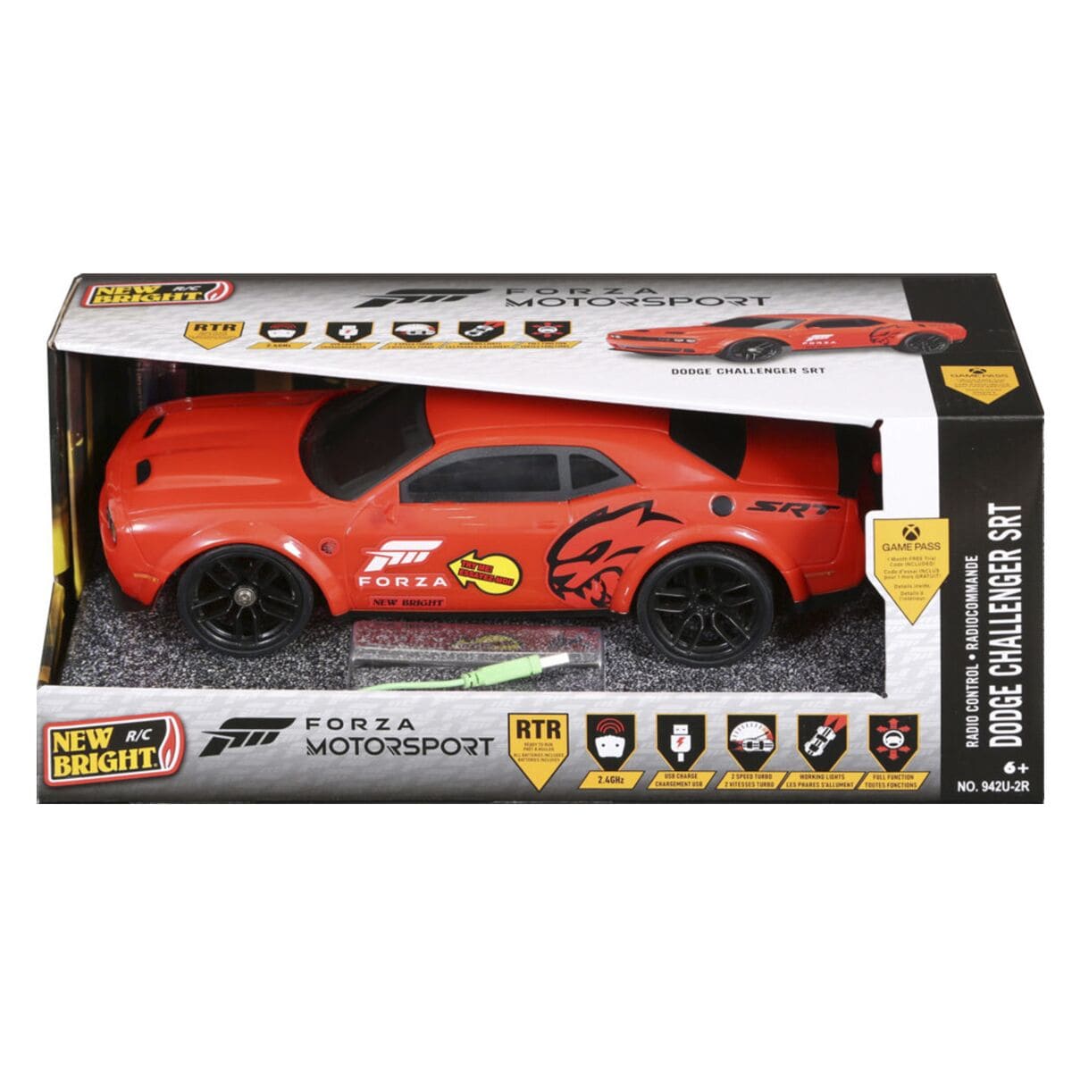 New Bright Toys New Bright 1:16 Forza Challenger SRT Red-Eye