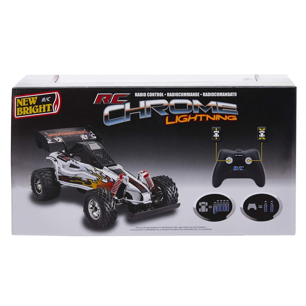 New Bright Toys New Bright RC 1:16 Chrome Lightning Buggy