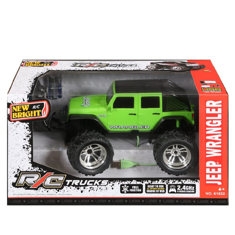 New Bright Toys New Bright RC 1:18 RC Chargers 4-Door Jeep