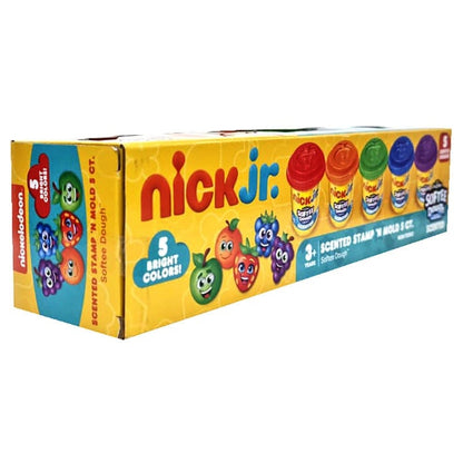Nick Jr. Toys Nick Jr. Pack Of 5 Stamp N Mold Softee Dough