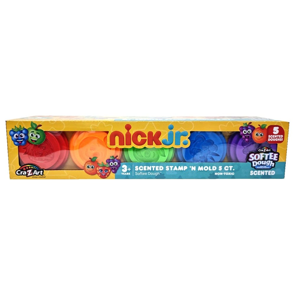 Nick Jr. Toys Nick Jr. Pack Of 5 Stamp N Mold Softee Dough