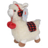 Nicotoy Toys Nicotoy-funny lama white & red 26cm