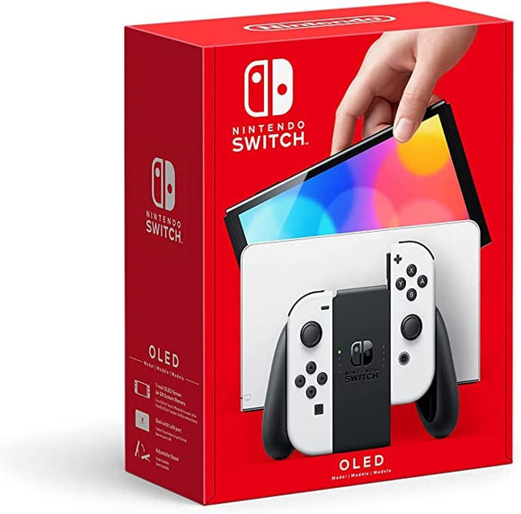 Nintendo Games Nintendo Switch (OLED Model) - White Joy Con