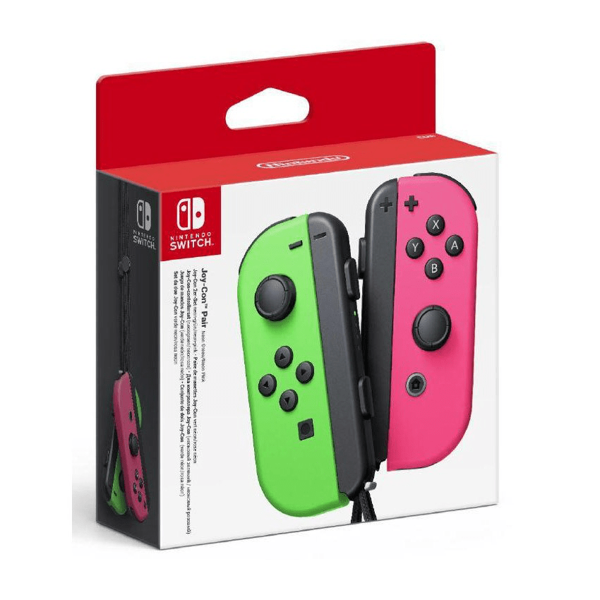 Nintendo Gaming Accessories Nintendo Switch Joy-Con Controller Pair - Neon Green/Pink