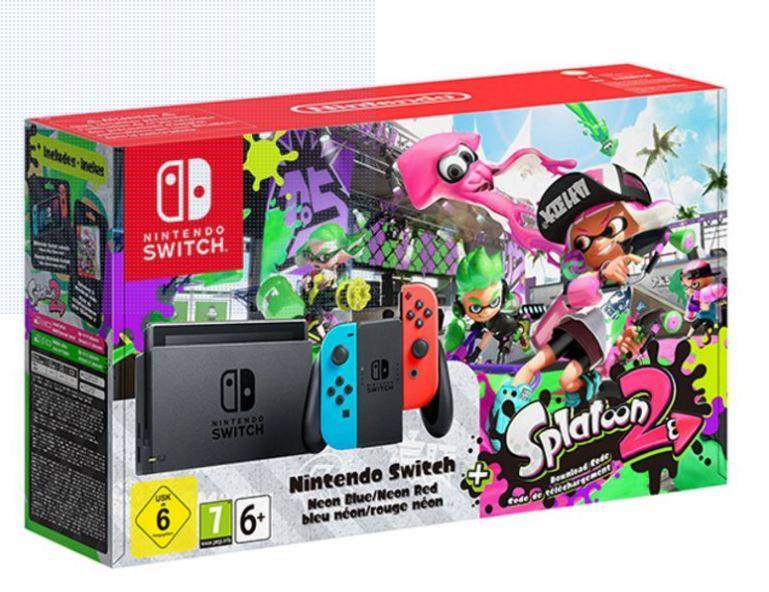 Nintendo Gaming Console Nintendo Switch Console Set With Splatoon 2-Limited Edition