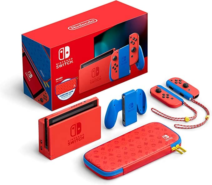 Nintendo Gaming Nintendo Switch Console (Mario Red & Blue Edition)