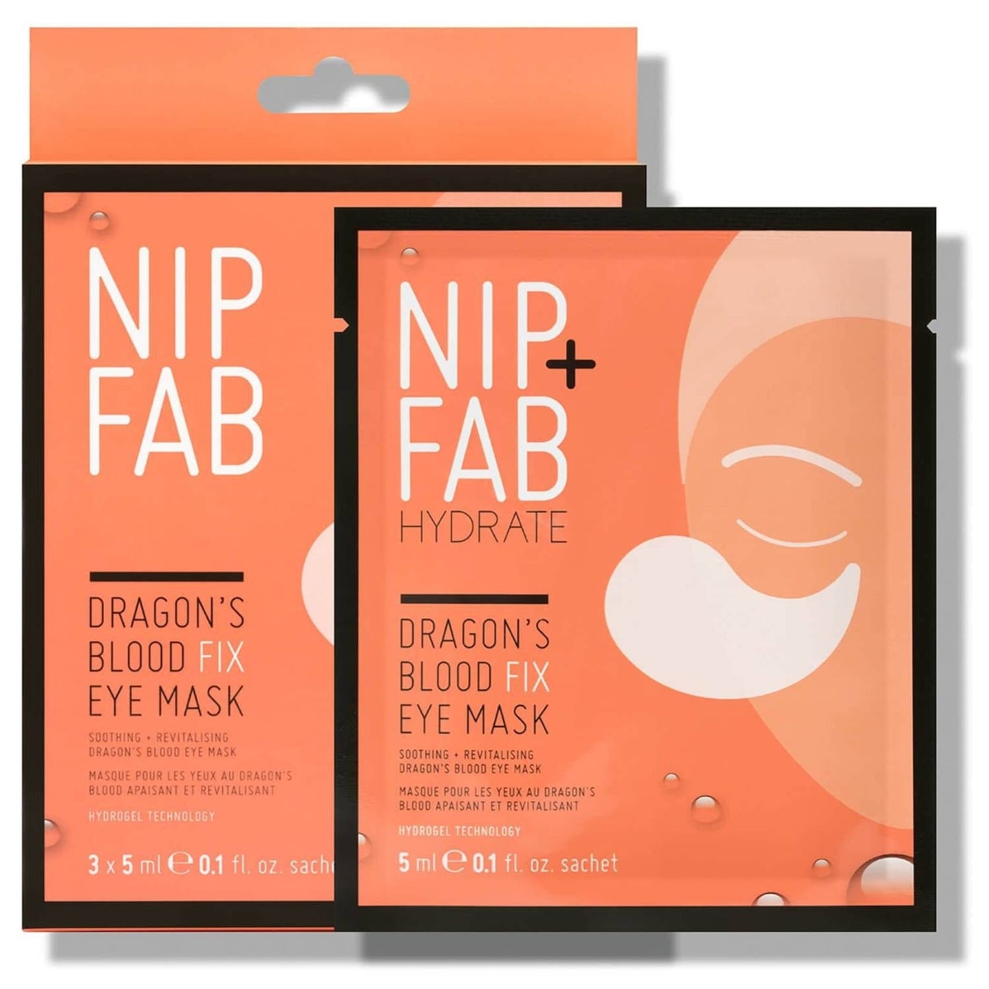 NIP+FAB Beauty NIP+FAB Dragon's Blood Fix Eye Mask (Pack of 3)