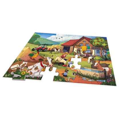 Noris Toys Noris - XXL Holiday On The Farm Puzzle - 45pcs