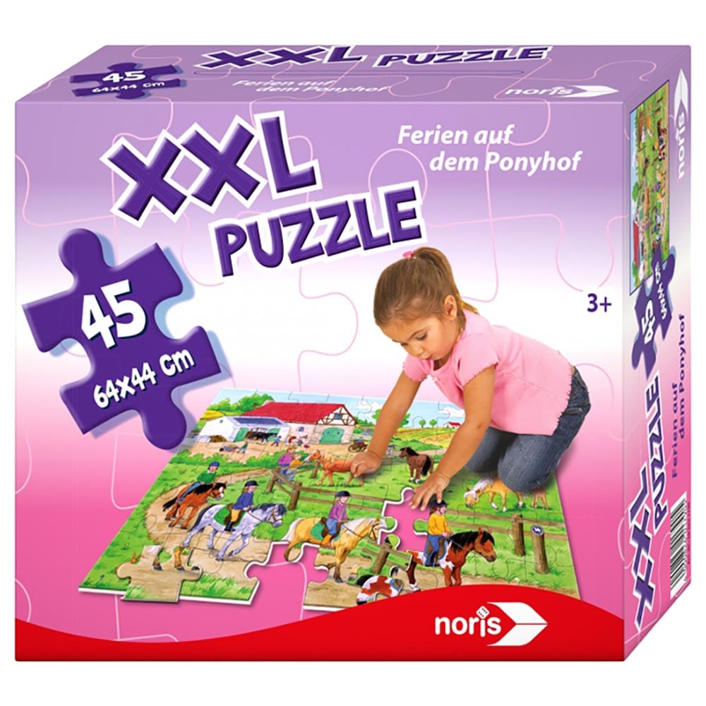 Noris Toys Noris - XXL Pony Farm Puzzle - 45Pcs
