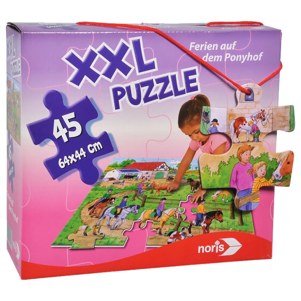 Noris Toys Noris - XXL Pony Farm Puzzle - 45Pcs
