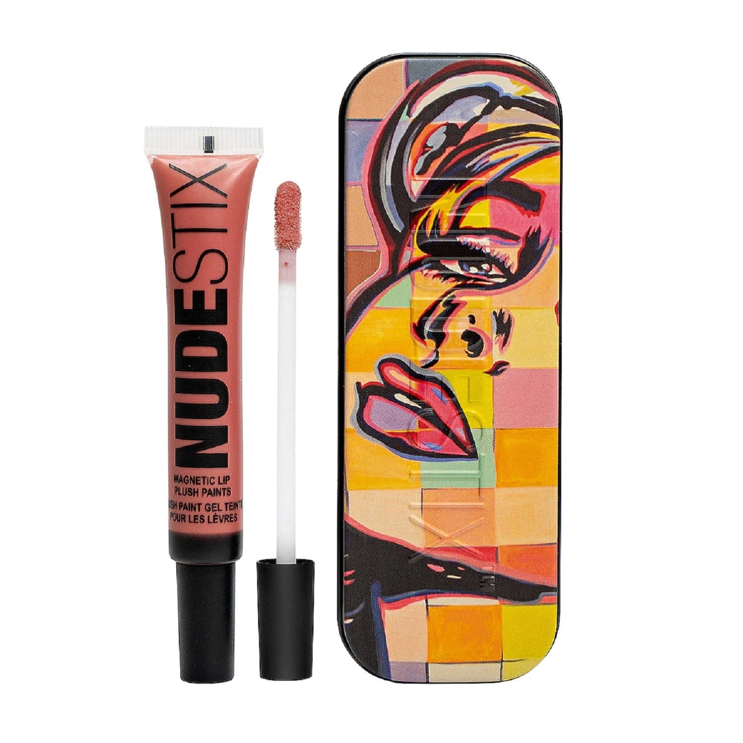 NUDESTIX Beauty Nudestix Magnetic Lip Plush Paint Stain, Waikiki Rose