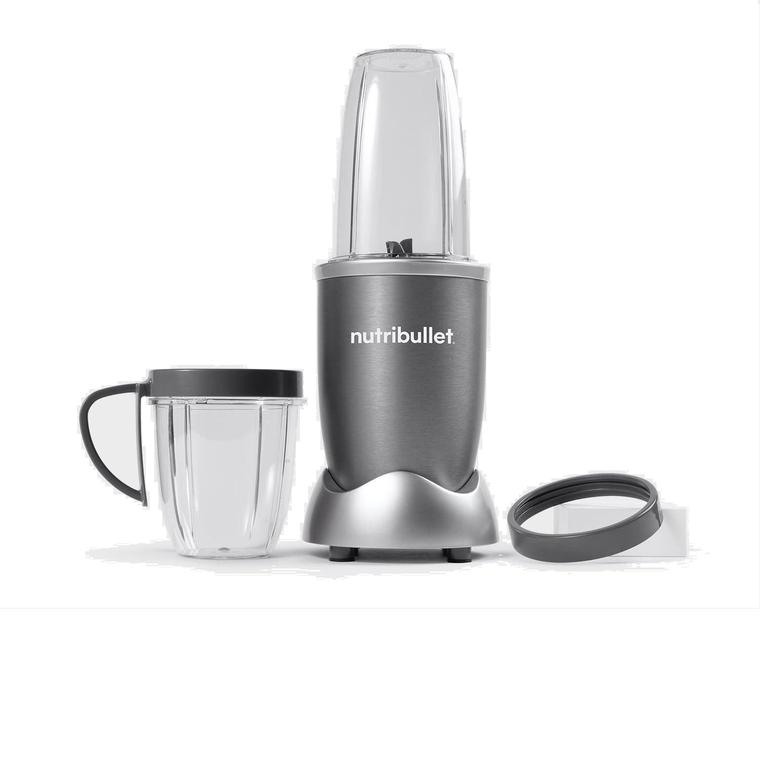Nutribullet Home & Kitchen Nutribullet 6 Piece High Speed Blender Mixer System 600 Watts - Grey