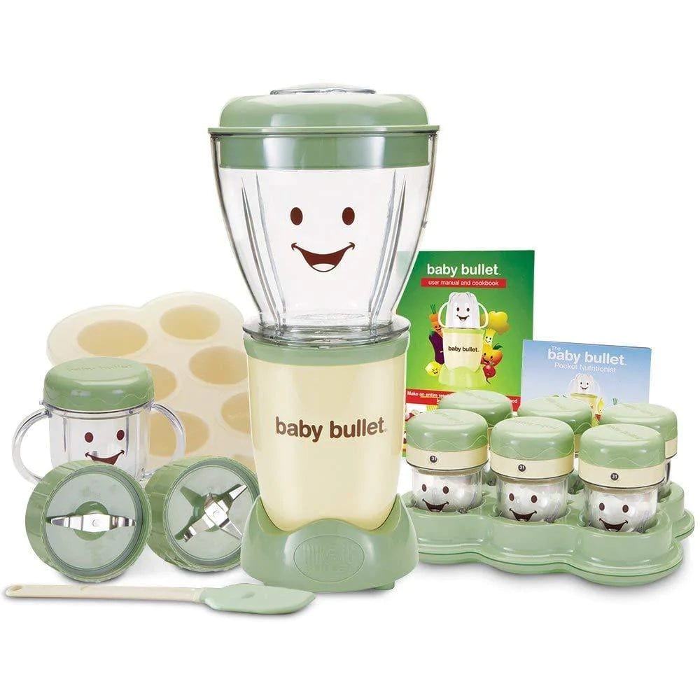 Nutribullet Home & Kitchen Nutribullet Baby Bullet 22 Piece High Speed Blender Mixer System 200 Watts - Green