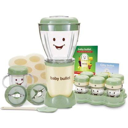 Nutribullet Home & Kitchen Nutribullet Baby Bullet 22 Piece High Speed Blender Mixer System 200 Watts - Green