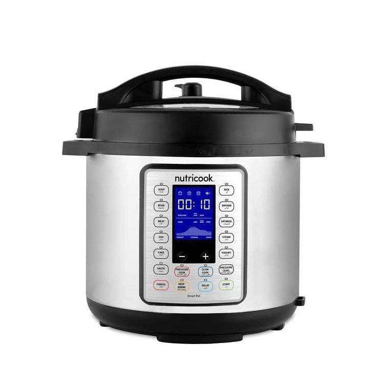 Nutribullet Home & Kitchen Nutricook Smart Pot Prime 6 Liters 1000 Watts - Silver & Black