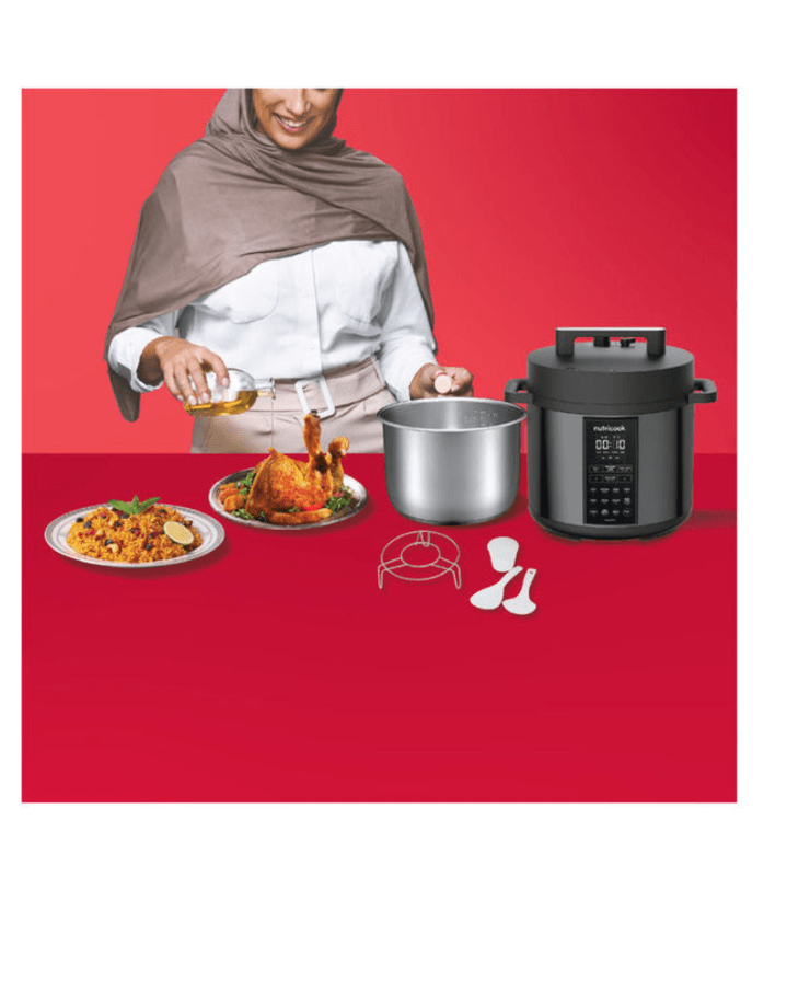 Nutricook Home & Kitchen Nutricook Smart Pot 2, 1200 Watts - 9 in 1 Instant Pressure Cooker, Black 2 Year Warranty