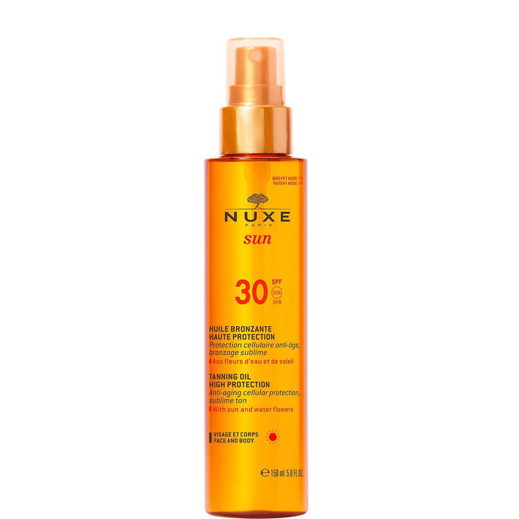 NUXE Beauty Nuxe Sun Tanning Oil Face and Body SPF 30 (150ml)