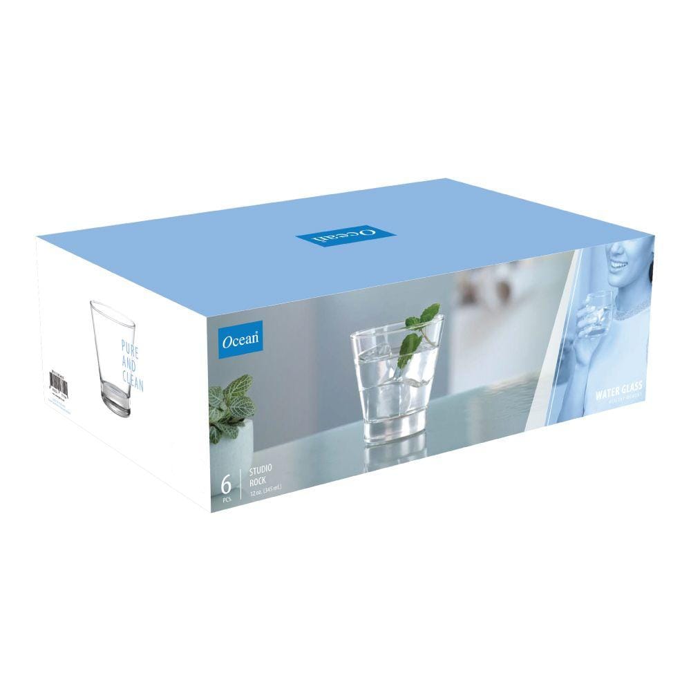 Ocean Home & Kitchen Ocean S/6 Studio Rock 345 ml - (B1611206)