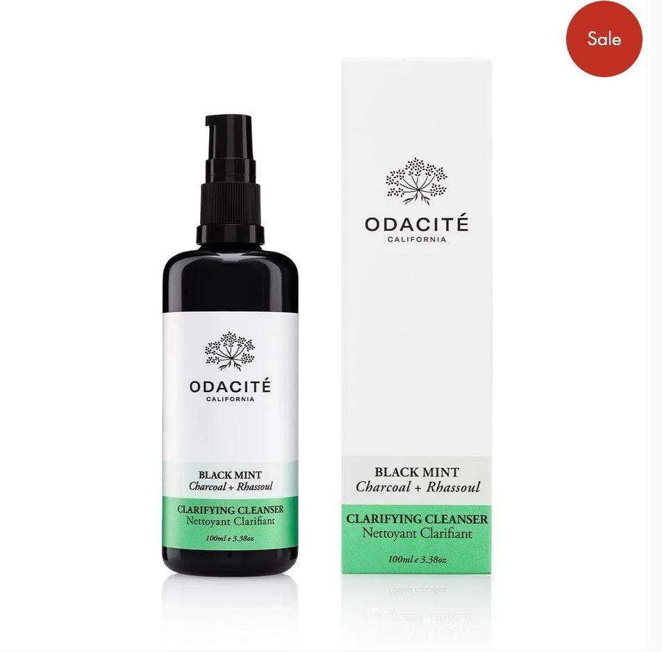 Odacite Skin Care Odacite Black Mint Charcoal+Rhassoul Clarifying Cleanser 100ml