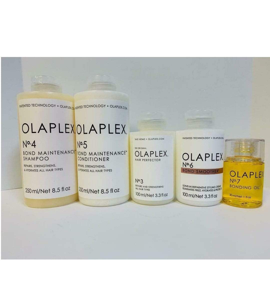 Olaplex Beauty Olaplex No 3 Perfector, No 4 Shampoo, No 5 Conditioner, No 6 Smoother & No 7 Oil