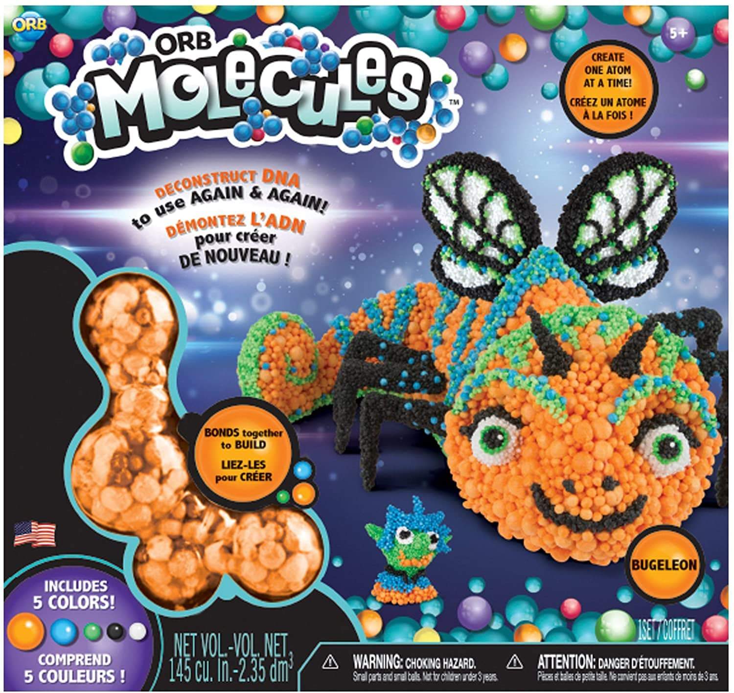 ORB Toys The Orb Factory Molecules Bugeleon Never Dries Compound