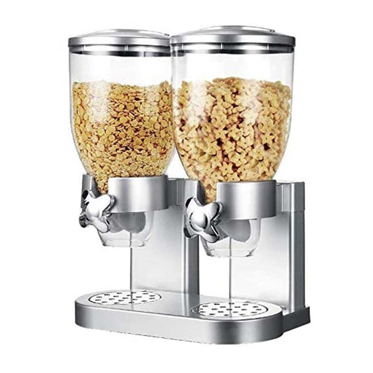 Orchid Home & Kitchen Orchid Dual Cereal Dispensar - Silver