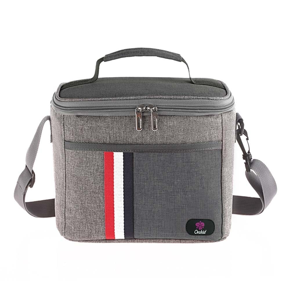 Orchid Home & Kitchen Orchid Insulated Lunch Bag - Grey