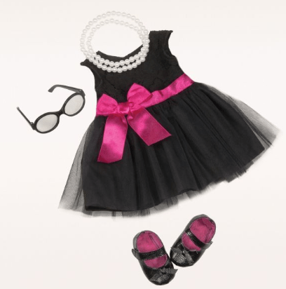 Our Generation Toy OG Audrey Dress & Pearls Deluxe Outfit