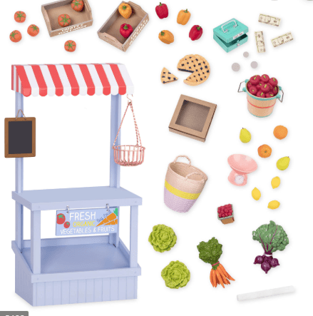 Our Generation Toy OG Deluxe Market Day Set