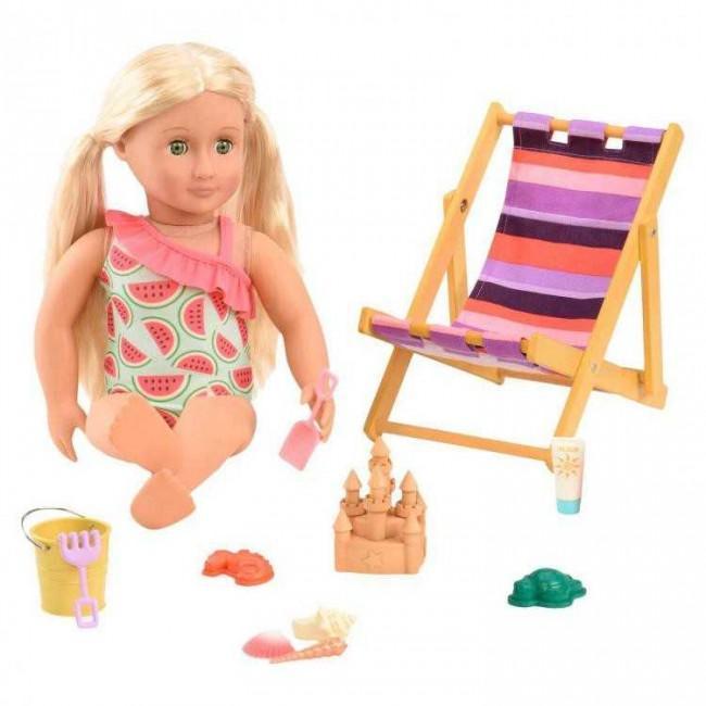 Our Generation toy Our Generation Beach Chair & Acc Set