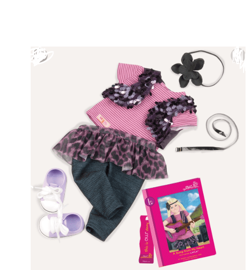 Our Generation Toy Our Generation Layla's Book and Outfit Set