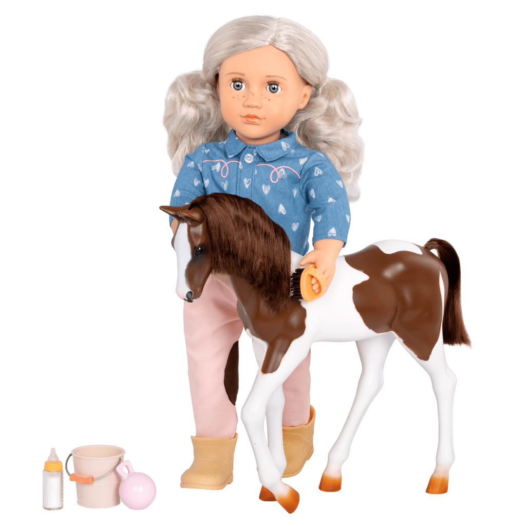Our Generation Toys Our Generation 18-inch Doll Yanira & Horse Foal