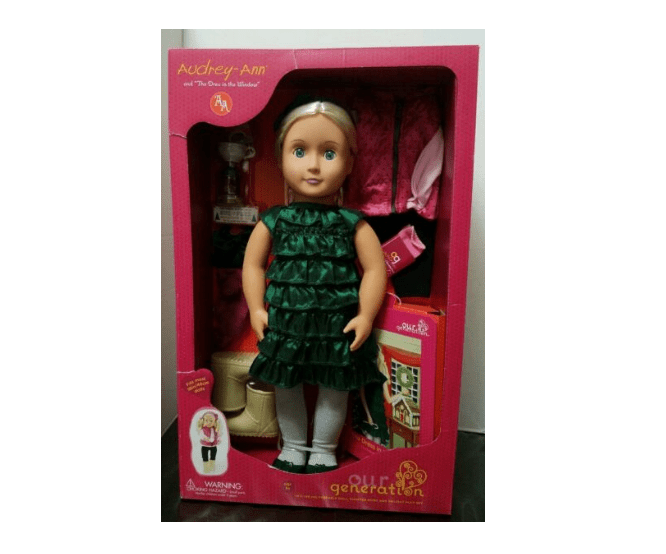 Our Generation Toys Our Generation Deluxe Chistmas Doll w/ Book