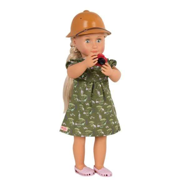 Our Generation Toys Our Generation Deluxe Safari Doll With Book