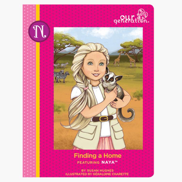 Our Generation Toys Our Generation Deluxe Safari Doll With Book