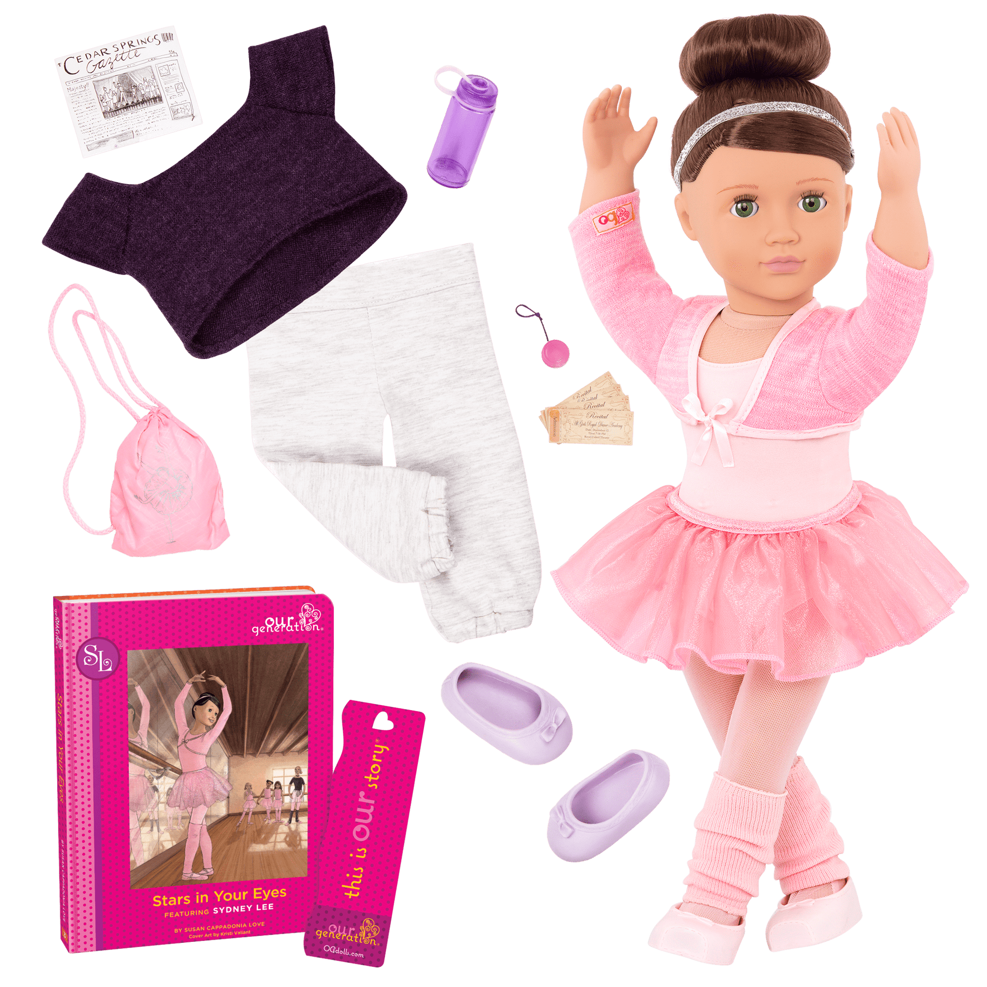 Our Generation Toys Our Generation Deluxe Sydney Lee Doll & Book