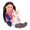 Our Generation Doll Leslie with Pet Dog