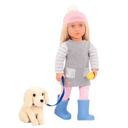 Our Generation Doll Meagan and Pet Golden Retriever