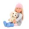 Our Generation Doll Meagan and Pet Golden Retriever