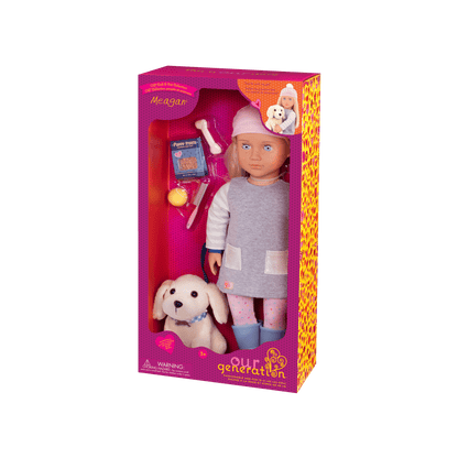 Our Generation Doll Meagan and Pet Golden Retriever