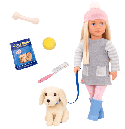 Our Generation Doll Meagan and Pet Golden Retriever